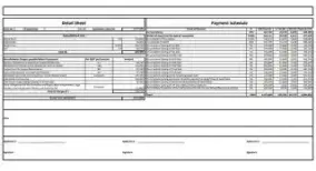 Brigade Enclave cost sheet preview